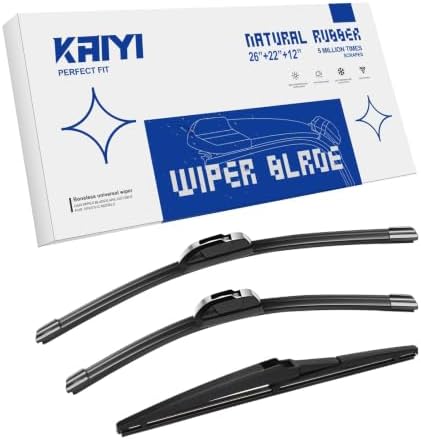 KAIYI 3 Windshield wipers Compatible with Toyota Venza 2009-2015