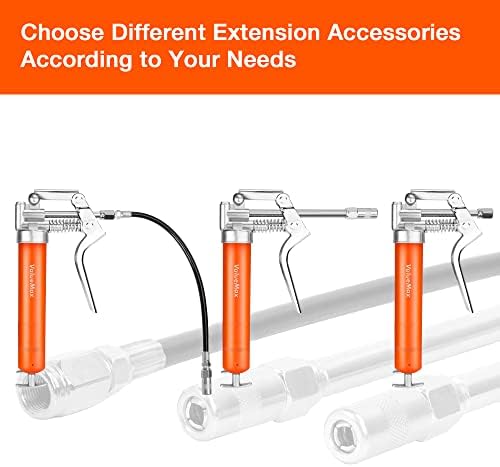 ValueMax Mini Grease Gun Kit, 3500 PSI Pistol Grip with 3 OZ Cartridge