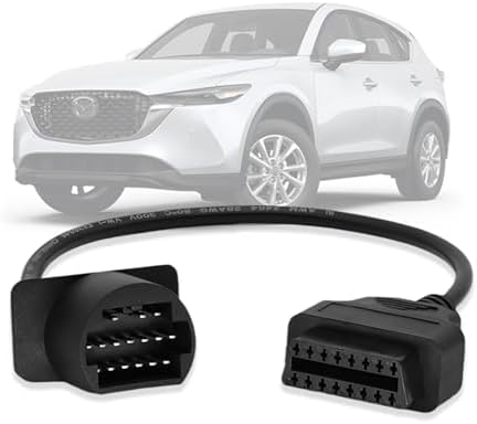 OBD2 Adapter for Mazda 17 Pin OBD1 to 16 Pin OBD2 Diagnostic Cable