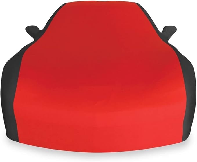SR1 Performance C5 Corvette Car Cover 1997–2004 – Indoor Stretch Satin, Soft Breathable Dust Protection, Ultraguard Z06, Convertible, Hardtop (Red/Black)
