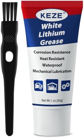 Keze White Lithium Grease Multi-Purpose Lubricant Car Door Grease Tube