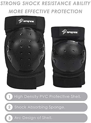 Kids Bike Helmet, Toddler Helmet for Youth Adult, Knee Pad Elbow Pad Wrist Guard Protective Gear Set for Skateboard, Bike, Skating, Cycling