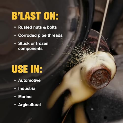 PB Blaster Penetrating Oil Spray, 13.2 oz Aerosol Cans (1-Each) – Rust Remover & Bolt Loosener for Stuck Nuts, Bolts & Rusted Parts – Penetrating Catalyst for Automotive & Mechanical Use