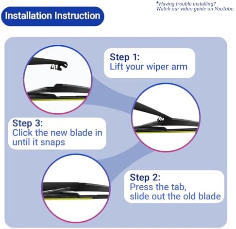KAIYI 11" Rear Wiper Blade Compatible with Kia Sorento 2011-2015