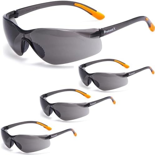 ProtectX Safety Glasses for Men & Women, Safety Sunglasses