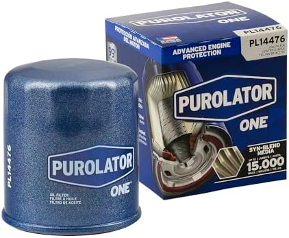 Purolator PL14476 PurolatorONE Advanced Engine Protection Spin On Oil Filter Compatible With Toyota Corolla, Camry, Prius, Yaris, Sienna, C-HR, Prius C, Prius Prime, Pontiac Vibe and Scion xB