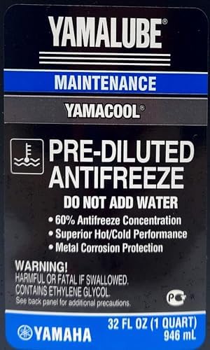 Yamaha Yamalube Pre Diluted Antifreeze- 2 Quarts, #ACC-YAMAC-BL-32