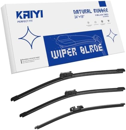 KAIYI 3 Pack Windshield Wipers Compatible with Civic Hatchback 2022-2025