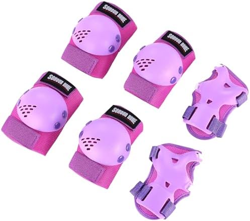 Kids Protective Gear Knee Pads Elbow Pads & Wrist Guards for Roller Skating