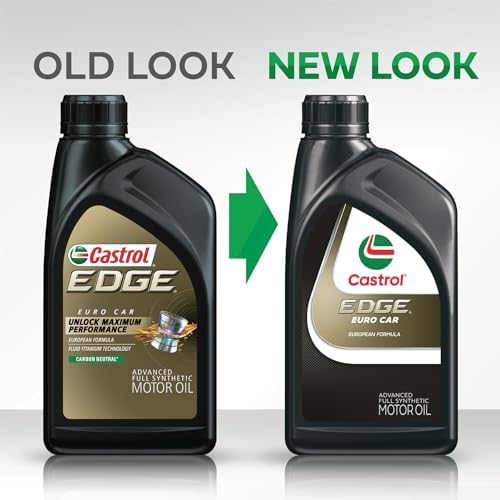 Castrol EDGE Euro 5W-30 K Advanced Full Syn Motor Oil, 1 Quart, Pack of 6