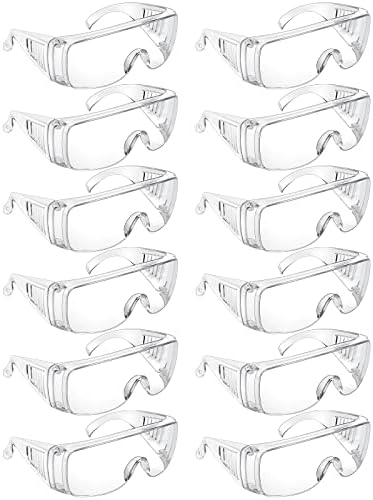 Queekay Safety Glasses over Eyeglasses, Safety Goggles
