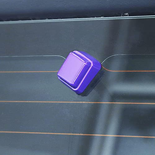 Rear Tail Door Window Hinge & Rain Wiper Nozzle Decorative Cove Fit for 2018-2026 Jeep Wrangler JL JLU(Purple)