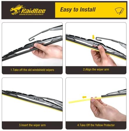 Rear Wiper Blade, 13 inch Replacement for Chevrolet Suburban 1963-1966,2015-2020 Back Windshield Wipers(13-N)