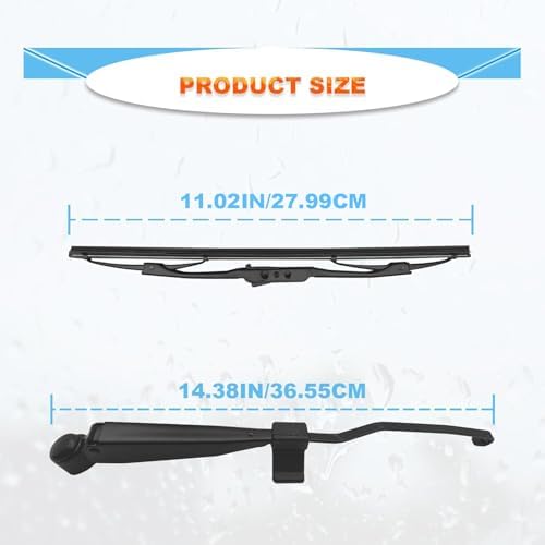 Grand Cherokee 1998-2004 Rear Windshield Wiper Blade Kits, 2 Pack, OEM 5102882AA