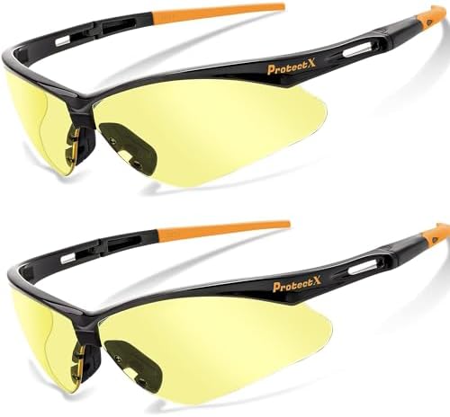 ProtectX Safety Glasses for Men & Women, Safety Sunglasses