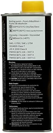 BOSCH ESI6-32N Low Viscosity Extended Life Brake Fluid, DOT 3/4/5.1 - 1 Qt.