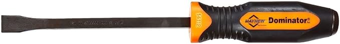 Mayhew Tools 14112OR Dominator Pro Curved Pry Bar, 12", Orange