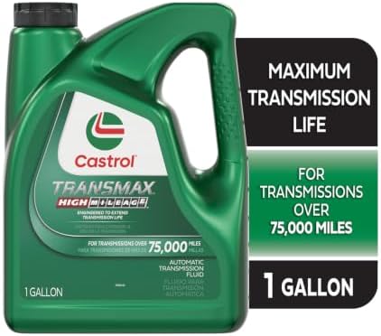 Castrol Transmax High Mileage Automatic Transmission Fluid, 1 Gallon