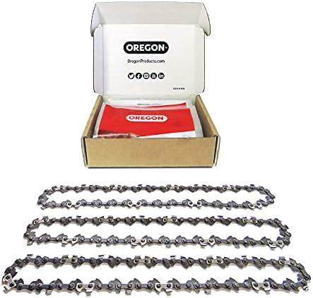 Oregon 3-Pack S56 AdvanceCut Chainsaw Chains & Grease Gun for Chainsaws, Pre Loaded All Purpose Lubricant, Easy Refill, Universal for Most Makes/Models of Saw Chains and Cutters (26365)