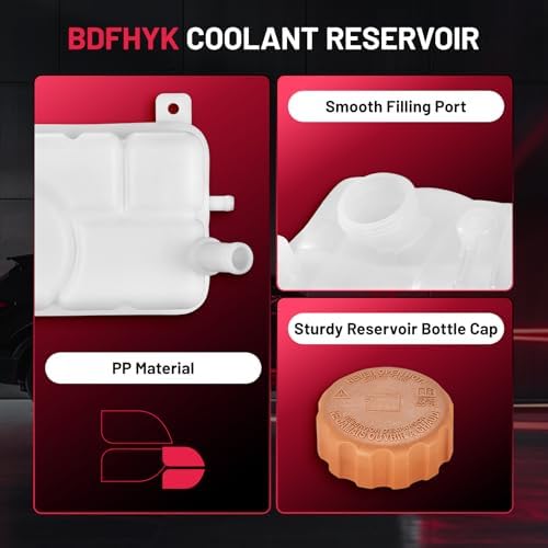 BDFHYK Engine Coolant Expansion Reservoir Overflow Tank Compatible with Chevy Aveo Aveo5 G3 Wave Swift+ Replace 603-449 DAKG-15542 FRT1218C SK603449 94539597 95216944 96930818