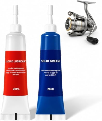 TBTFW Fishing Reel Oil and Grease Kit, Gear and Bearing Lubricant