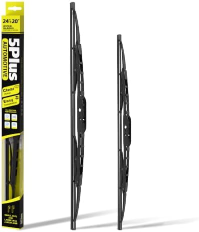 5 PLUS® 24"+20" Silicone Wiper Blades Fits Toyota Camry 2007‑2011