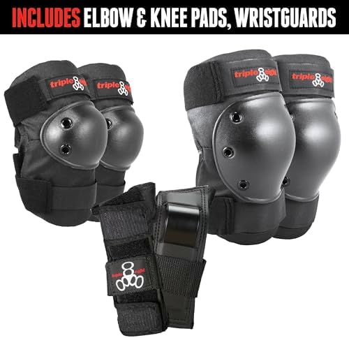 Triple Eight Saver Series Pad Set with Kneesavers, Elbowsavers and Wristsavers, Small