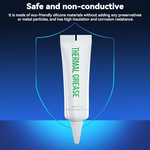 Creality Thermal Grease,High Thermal Conductivity,Non-Conductive&Non-Corrosive,Excellent Temperature Performance,Long Durability for Ender 3 V3 SE/KE/Ender 3 V3 Plus/K1 Max/K1C/k2 Plus 3D Printer