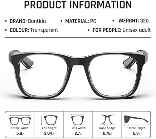 Safety Glasses Anti-Fog Goggles Protective Eyewear Anti Blue Light Protection Glasses For Women And Men