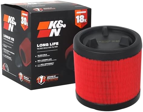 K&N Engine Air Filter: Long Life 18,000 Mile Replacement Air Filter: Compatible with 2021-2026 Ford/VOLKSWAGEN (Bronco, Ranger, Amarok), KNE-0634