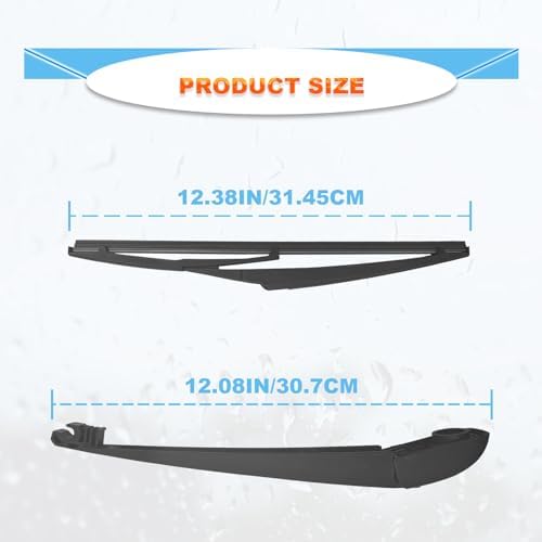 Rear Windshield Wiper Blade Kits, Compatible With Grand Cherokee 2014-2022, 11" (280mm), OEM: 68197131AA