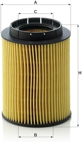 Mann Filter HU 932/6 n Cartridge Oil Filter Replacement Compatible With Audi A8 (2003), A8 L (2003), A8 Quattro (2000-2002), Q7 (2007-2010), S8 (2001-2003), Porsche Cayenne (2004-2011)