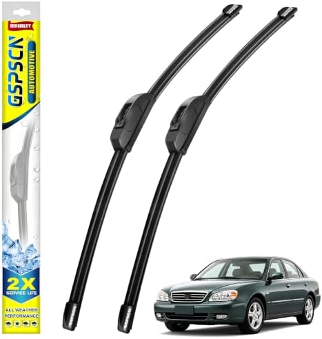 GSPSCN Windshield Wiper Blades for Kia Optima 2001-2006 (Pack of 2)