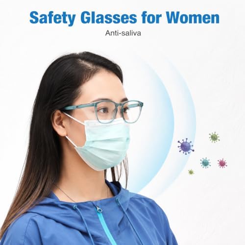 Safety Glasses Goggles for Women Girls Anti Fog Protective Eyewear Glasses