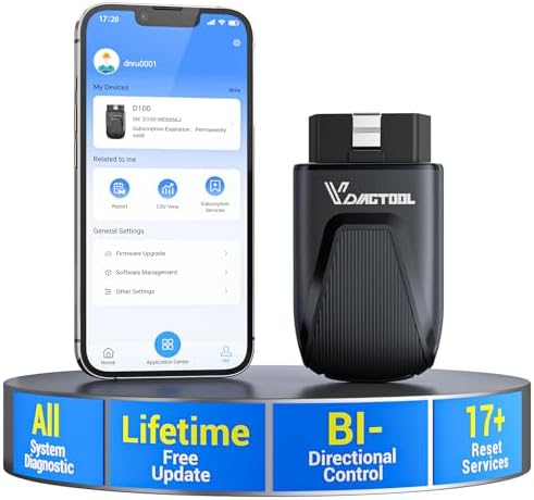VDIAGTOOL D100 OBD2 Diagnostic Tool, Bidrectional Scan Tool, All System