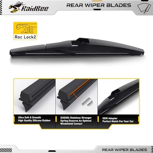 Rear Wiper Blade 10 inch, OEM Replacement for Toyota RAV4 2013-2018 Highlander 2020-2026 Lander Cruiser 2024-2026 Sequoia 23-26 Jeep Compass 2017-2026 +More Rear Windshield Wiper (H252/10-A)