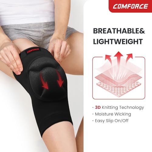 Knee Pads for Men Women, Anti-slip Knee Sleeve, Sponge Knee Pads
