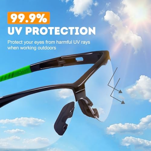 ProtectX Safety Glasses for Men & Women, Safety Sunglasses