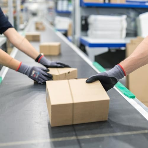 KAYGO Safety Work Gloves, MicroFoam Nitrile Coated, Men Women,KG18N