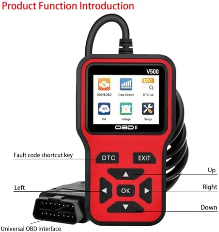OBD2 Scanner Diagnostic Tool - Check Engine Light Code Scanner Tool with Reset, DTC, Data Stream, I/M Readiness, Car & Truck Scan Tool for All Vehicles Since 1996, escaner automotriz