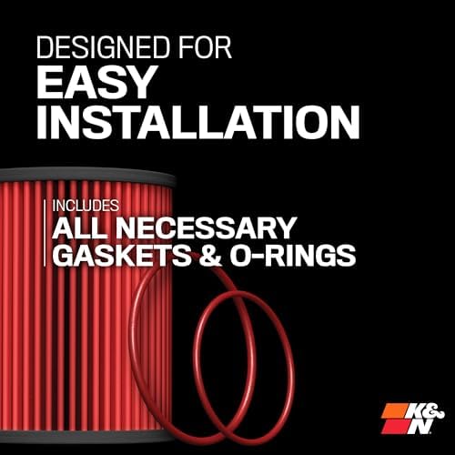 K&N Oil Filter: 20,000 Mile Engine Protection, High Efficiency, HP-7041