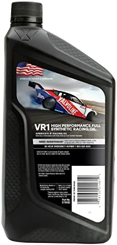 Valvoline VR1 Racing Synthetic SAE 20W-50 Motor Oil 1 QT (Pack of 3)