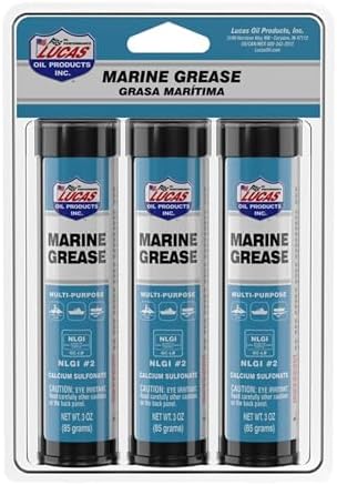 Lucas Oil 10682 Marine Grease 3 Ounce Combo Pack (Pack of 10)