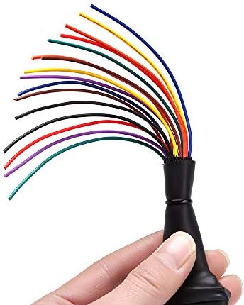 bbfly-B6 OBD2 Splitter OBDII Extension Cable Adapter (1FT/30CM) (5Pack)