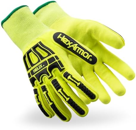 HexArmor Cold Weather Helix Series Gloves | Cut and Puncture Resistant | High-Dexterity | Touchscreen Capable
