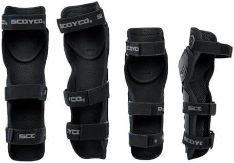 Scoyco Motorcycle Knee and Elbow Pads CE Level 1 Riding Protective Gear