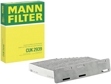 Mann-Filter CUK 2939 Cabin Filter With Activated Charcoal for select Audi/Volkswagen models