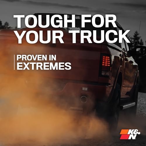 K&N High-Flow Original Lifetime Engine Air Filter: Increase Power: Premium, Washable: Compatible with 2018-2026 JEEP: Gladiator, Wrangler, Wrangler JL, 33-5076