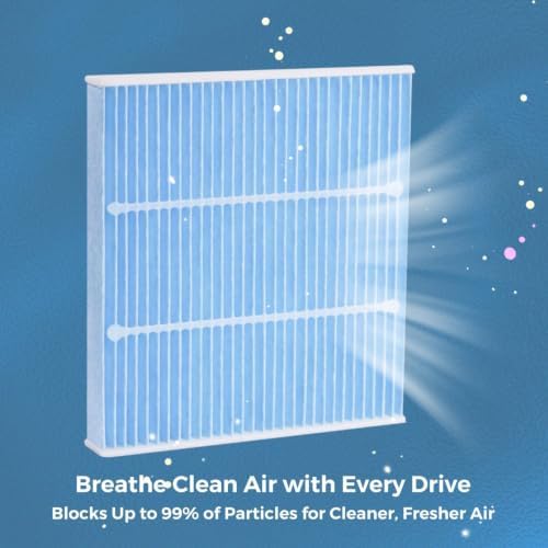 Cabin HEPA Air Filter CF10709 Replacement for Hyundai Tucson 2005-2015,Accent 2012-2017,Genesis Coupe 2010-2016,Veloster 2012-2017/ Kia Sportage 2005-2016,Forte 2010-2013,Rio 2006-2017