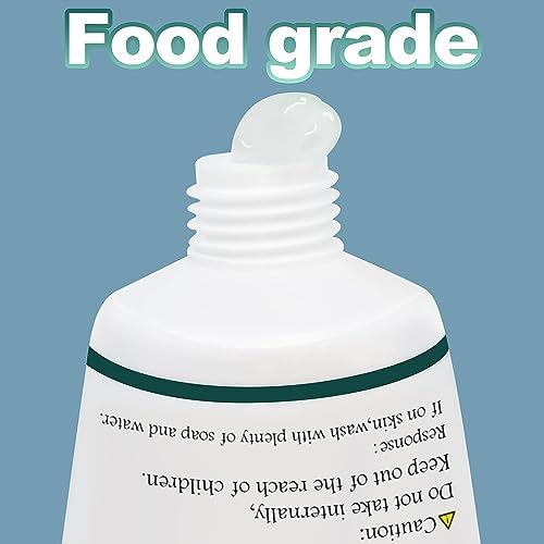 KEZE Food Grade Silicone Grease Pool Lube Tube O Rings Lubricant for Plumber Faucet Gasket Water Filter Rubber Seal Silicon Grease with Brush 1 oz 2-Pack